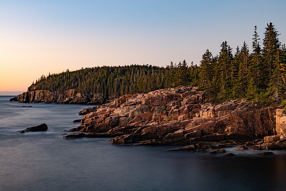 Acadia National Park Coastline at Sunrise